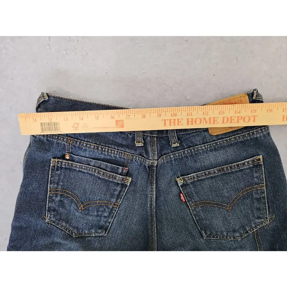 Levi's Boys Zip Fly Button Closure Belt Loops Short 18 Reg Waist 29 Jeans Sports